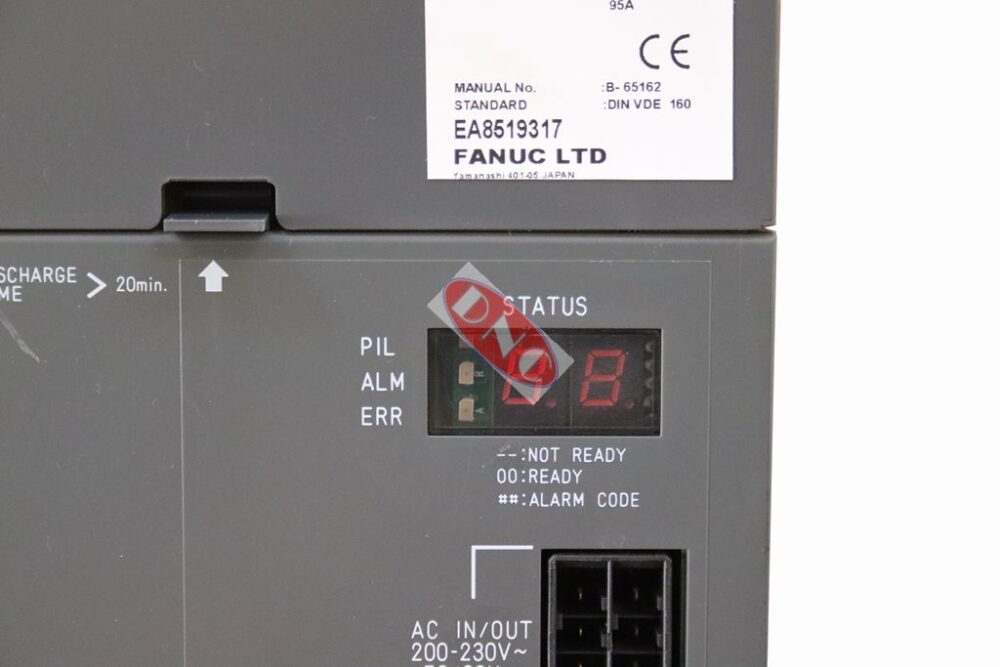 Fanuc Alpha Spindle Module Alarms. Fault, Error, Alarm Codes